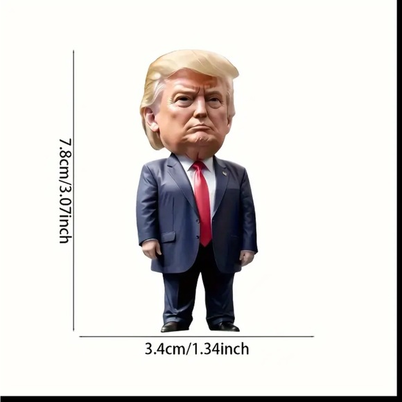 Trump-Inspired Acrylic Christmas ornaments & Halloween Decor - - Picture 6 of 9